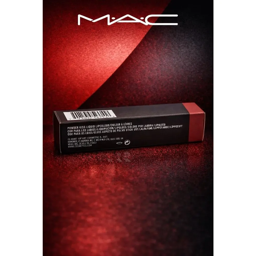 M•A•C - Powder Kiss Liquid Lipcolour - Shade: Over The Taupe - 0.17 fl oz/ 5 mL